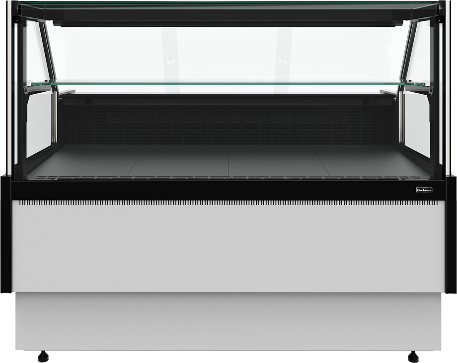 Витрина холодильная Carboma Palm 3 GC95 SV 1,25-1 версия 2.0 (9006-9005 с боковинами)