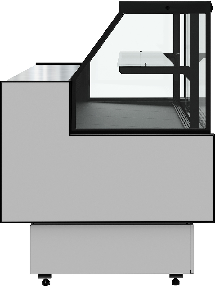 Витрина холодильная Carboma Palm 3 GC95 SV 1,25-1 версия 2.0 (9006-9005 с боковинами)