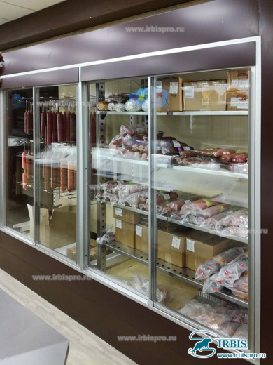 Холодильная камера со стеклянным фронтом