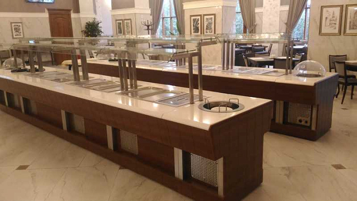 Спроектирована столовая в Парк-отеле «Amra Park-Hotel & Spa» на 160 посадочных мест (г. Гагра)