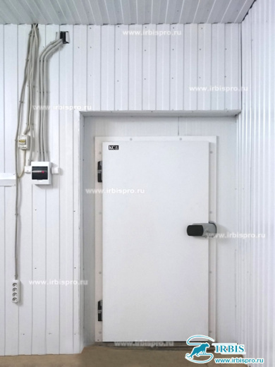 Распашная одностворчатая дверь коммерческой серии