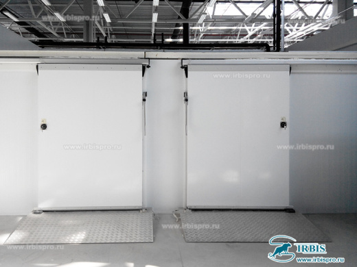 Комплекс откатных холодильных дверей коммерческой серии