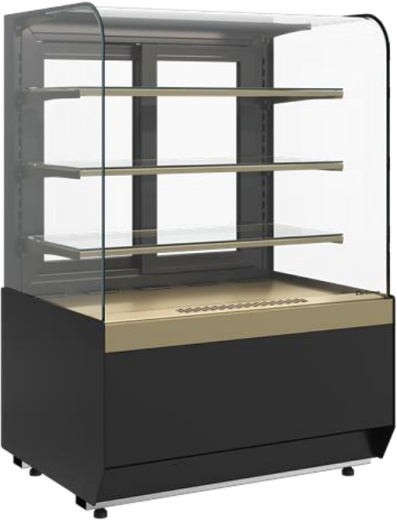 Витрина кондитерская Carboma KR70 VM 1,3-1 Light (Bronze 9005/0109) Витрина кондитерская Carboma KR70 VM 1,3-1 Light (Bronze 9005/0109)