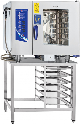 Пароконвектомат Abat ПКА 6-1/1ВМ2 (нерж. лицевая панель)